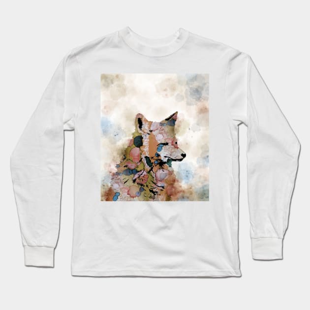 Fox 1 Long Sleeve T-Shirt by artbylucie